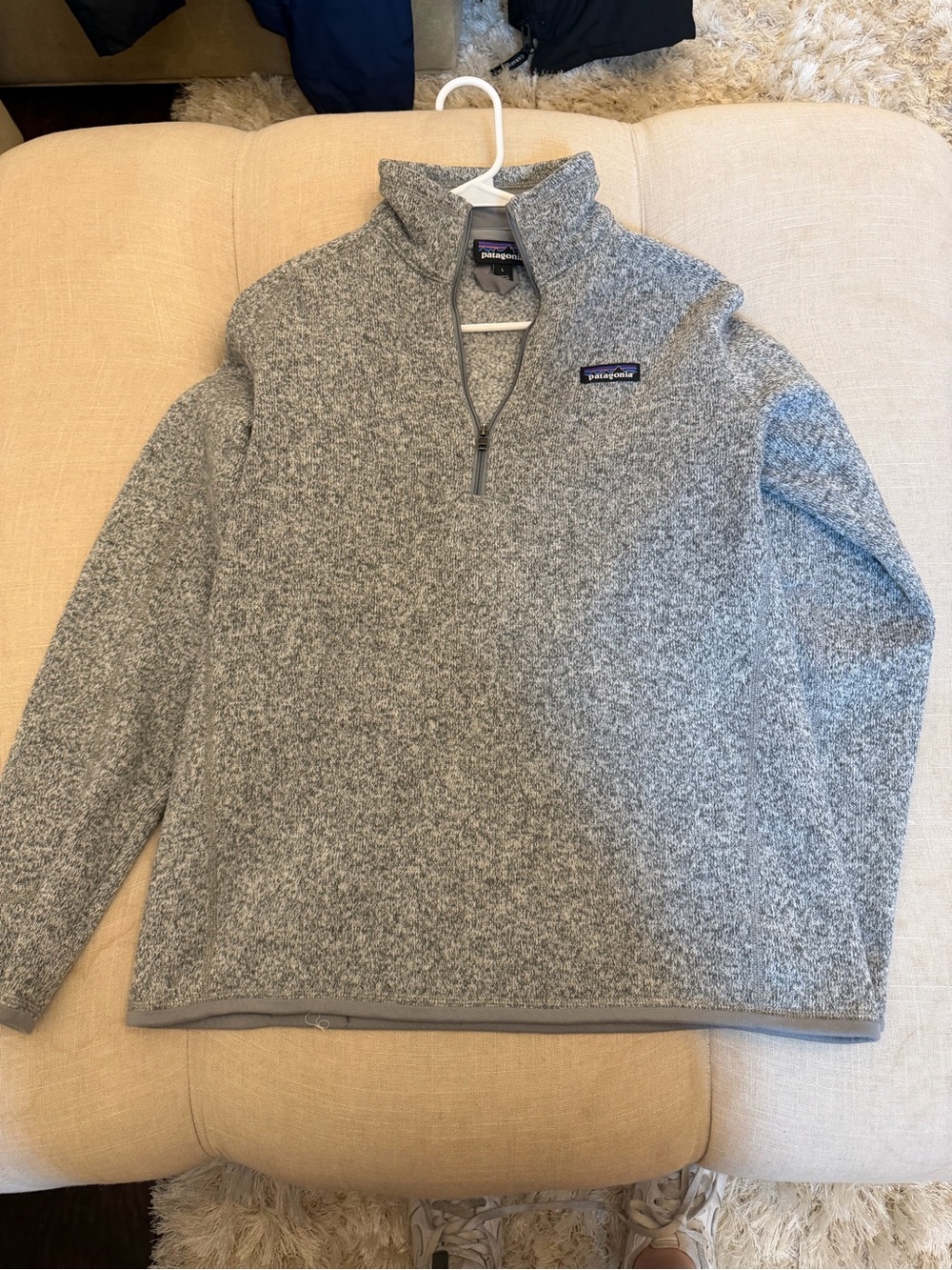 Patagonia Women's Gray Half-Zip Fleece Pullover